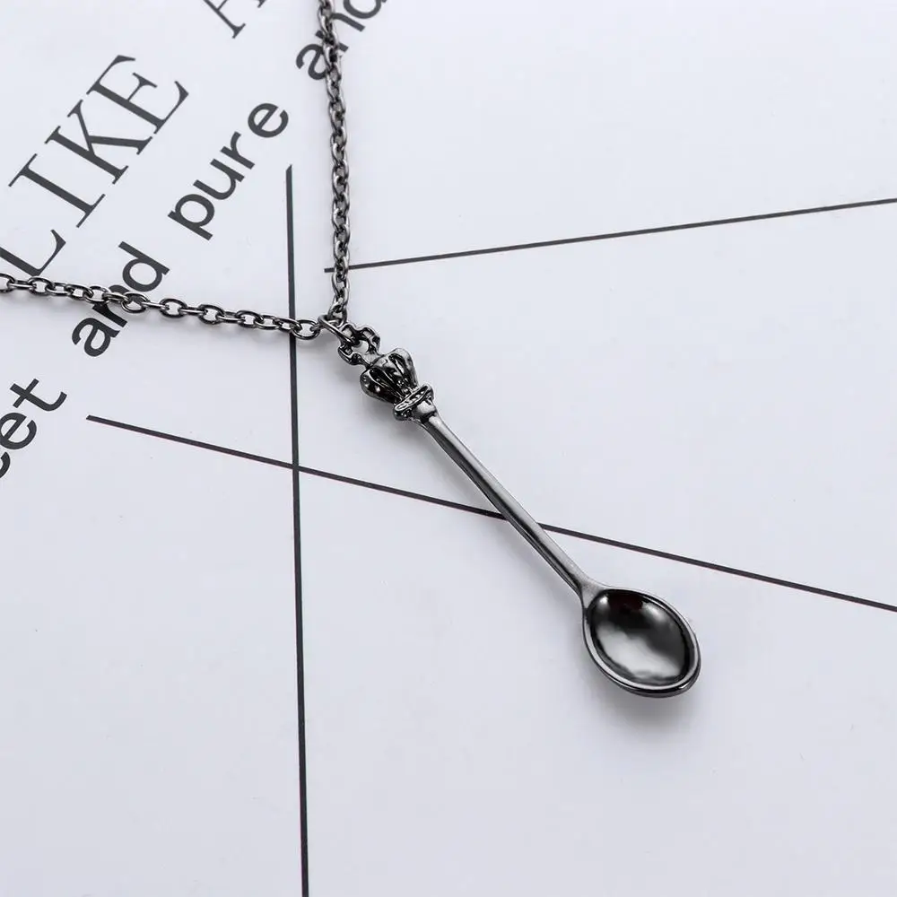 New Charm Mini Crown Spoon  Pendant Vintage