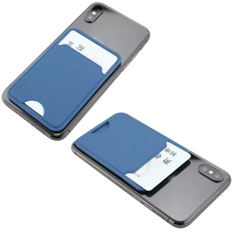 Universal Self-Adhesive Sticker Card Sleeves Phone Wallet Case Stick On ID  Credit Card Holder Cellphone Pocket Bags - AliExpress 1524