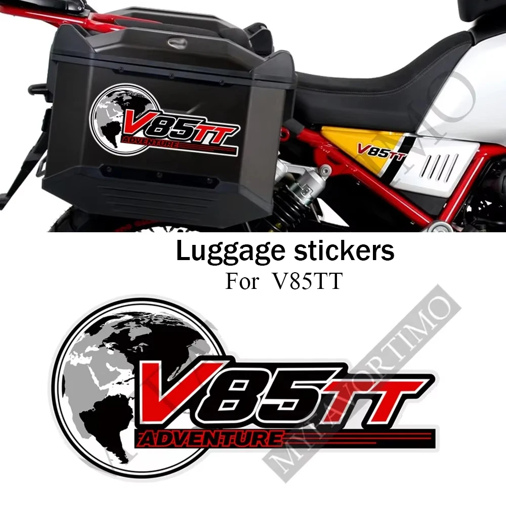 Motorcycle stickers  For Moto Guzzi V 85 TT  Tank Pad Protector Stickers Decal Luggage Emblem