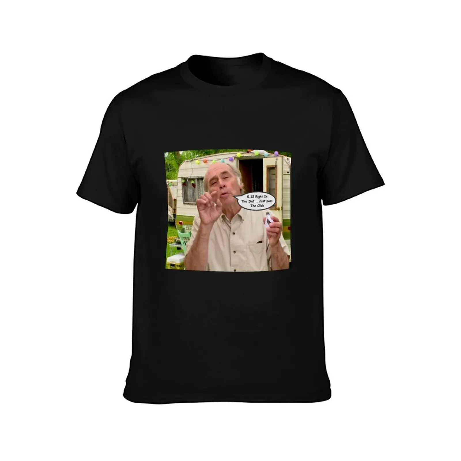 0.12 في اليمين في الفتحة.... تي شيرت Just pass The Click تي شيرت رجالي قطن تي شيرت للرجال #2