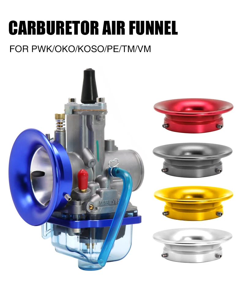 Zs racing 50/55mm vergaser donut flacher trichter vergaser luftfilter PWK21-30mm pe 28 30mm vm tm 32 34mm – Detail 1