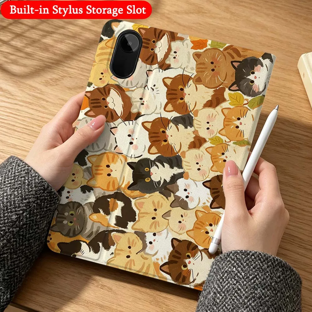 

Cute Dog Cat Bear For Xiaomi Poco Redmi K Pad 5 6 7 7S 8 Mini SE Pro 11 12.1 12.5 11.2 14 8.8 inch Foldable Tablet Case