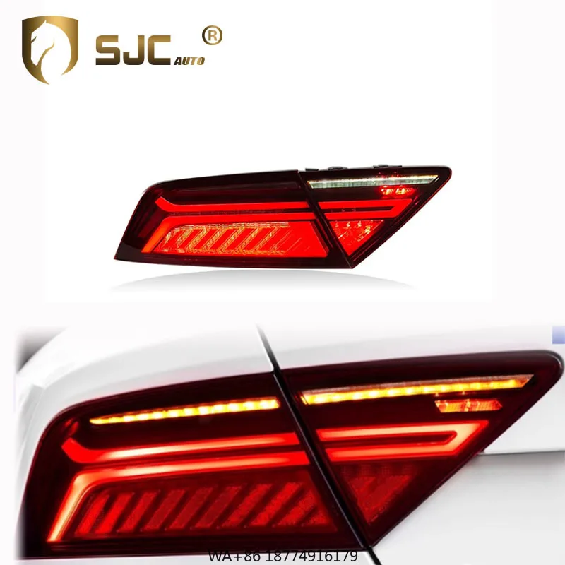 

Автомобильный задний фонарь подходит для A7 2011-2014, модификация заднего фонаря в сборе до новых светодиодных задних фонарей