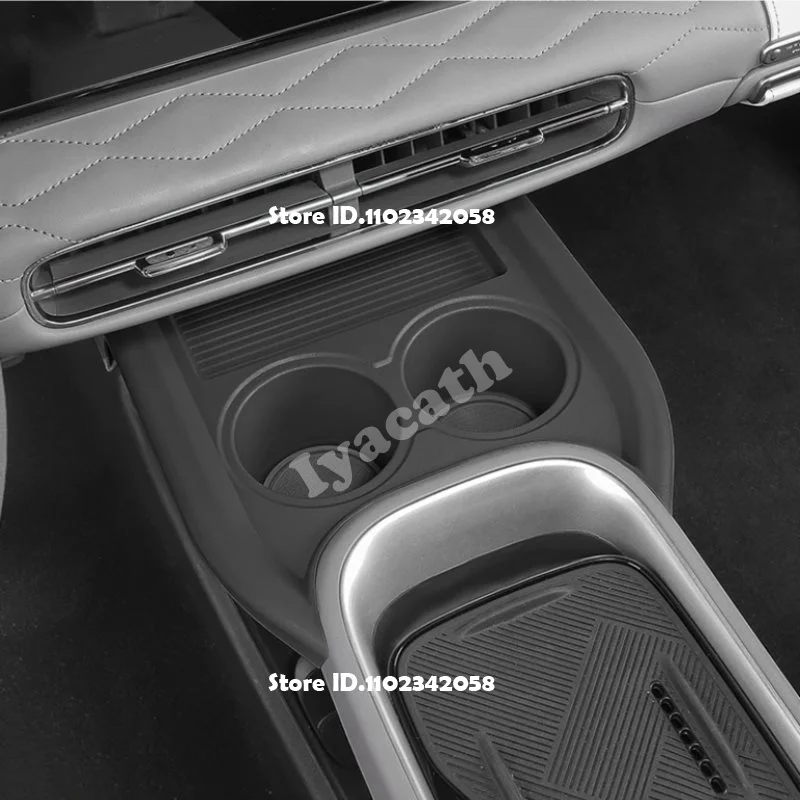 For Dongfeng Nammi 01/Box 2024 2025 Interior Central Console Water Cup Holder Car Style Storage Box Tray Pad Cover Accessories