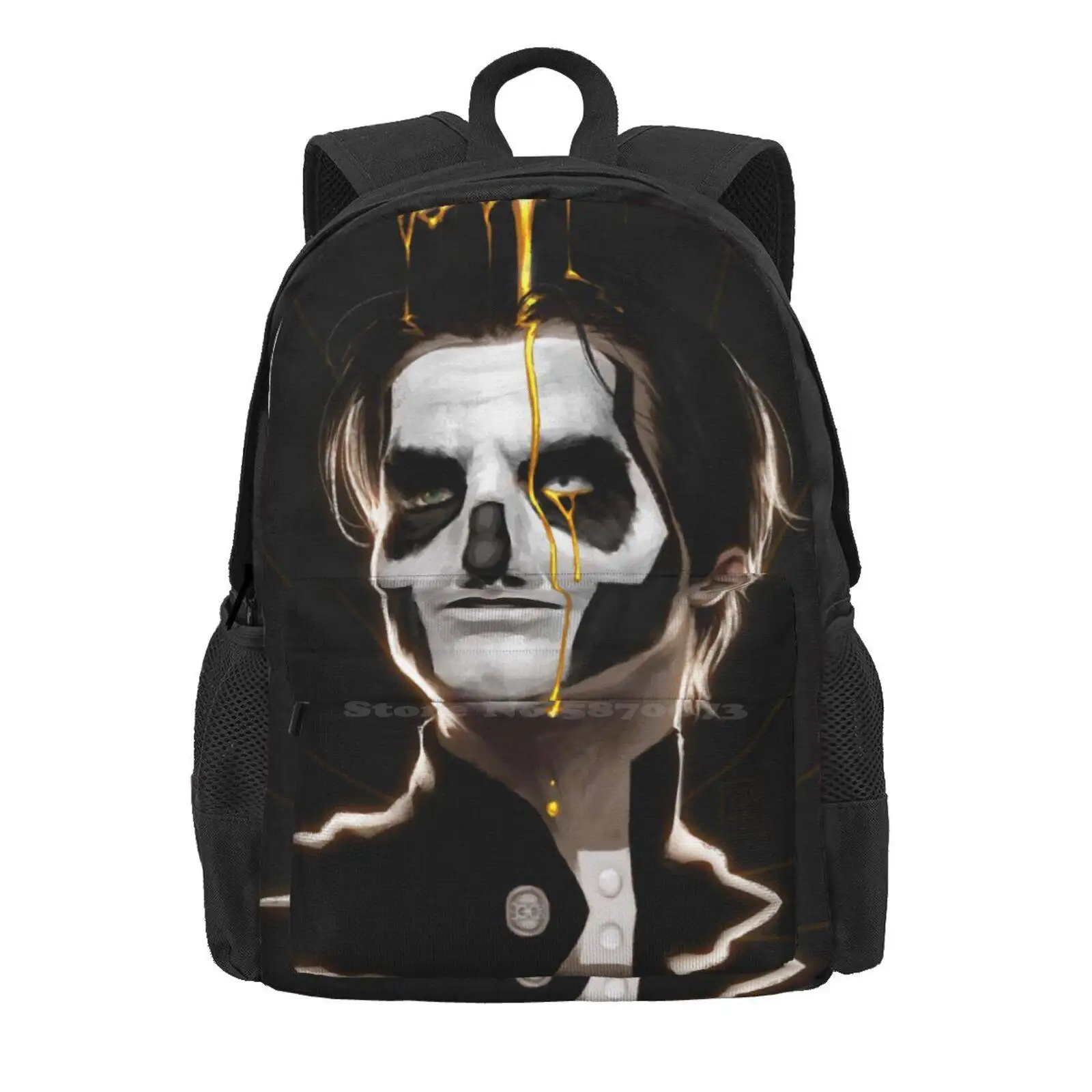 Terzo School Bags Travel Laptop Backpack Ghost Band The Band Ghost Terzo Emeritus Papa Terzo Papa Emeritus Iii