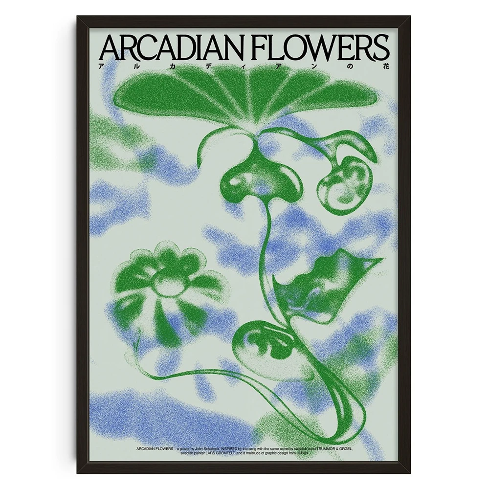 اليابانية خمر مجردة قماش المشارك الكلاسيكية طباعة الرجعية منتصف القرن الرسم على لوحات القماش الجدارية غرفة المعيشة غرفة نوم ديكور المنزل #3