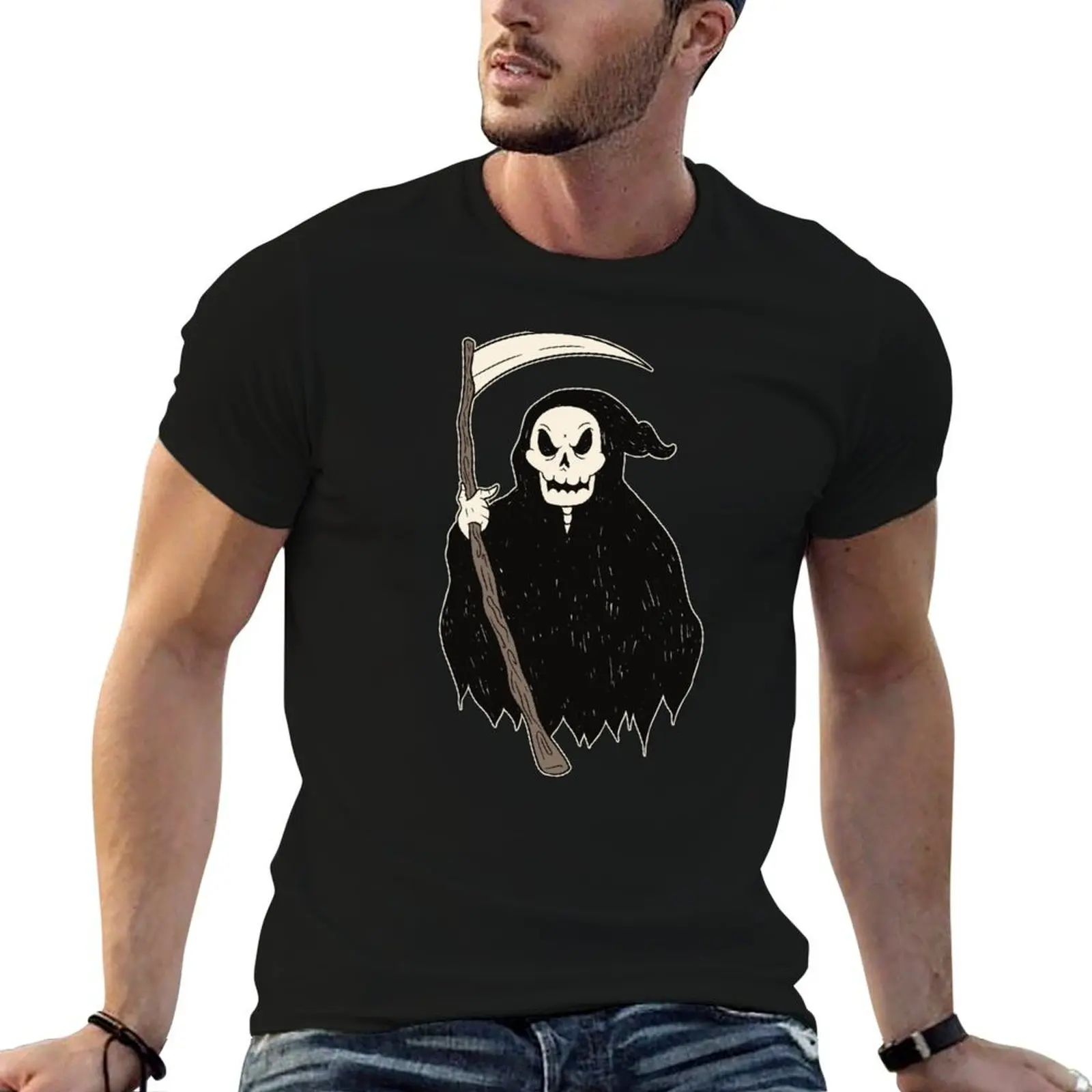 

Grim Reaper best gift T-Shirt man t shirt designer graphic t shirts for man t shirts for man cotton funny T-shirt
