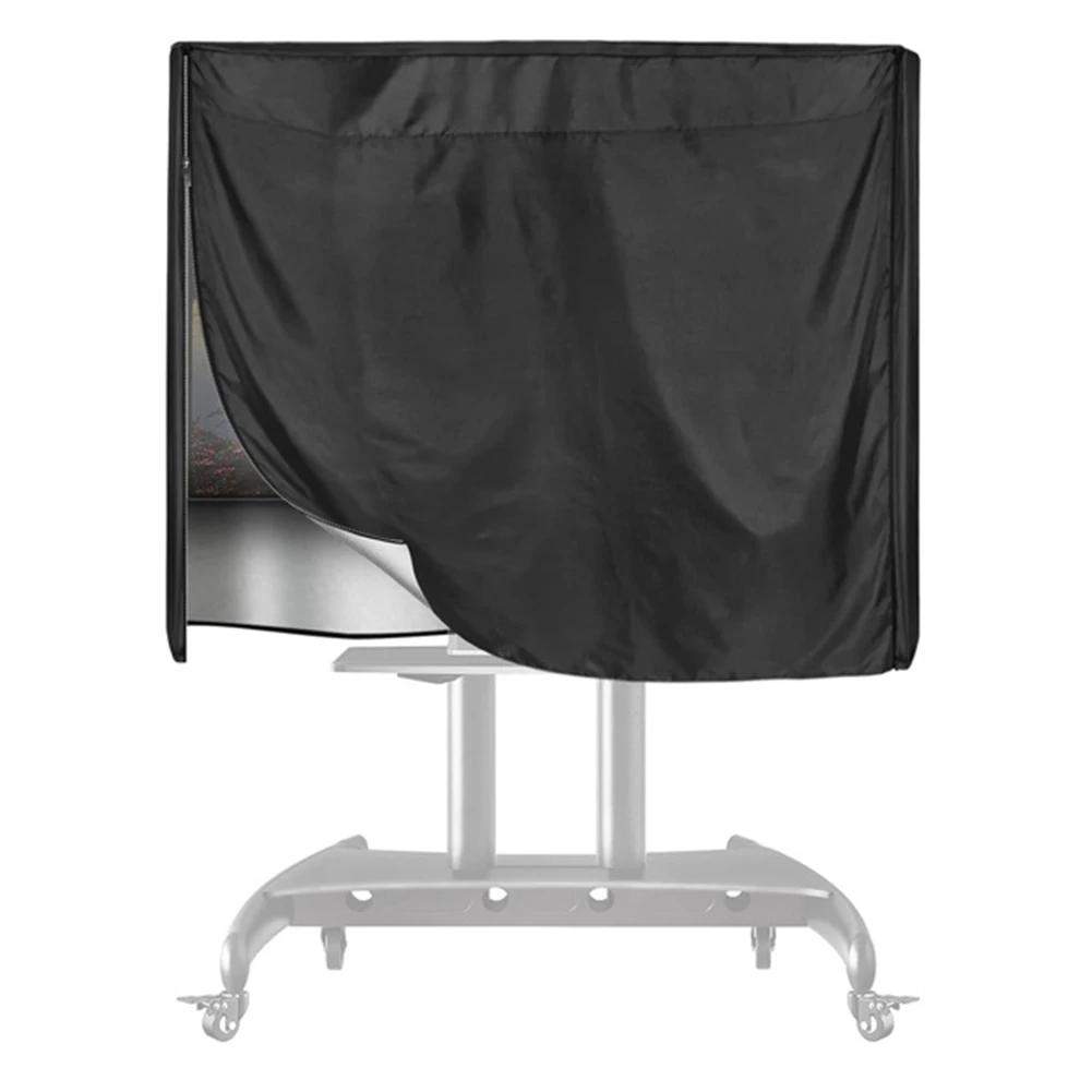 

Waterproof Mobile TV Cart Cover for 45 60 Inch Displays Heavy Duty 210D Oxford Cloth Dust and Moisture Resistant