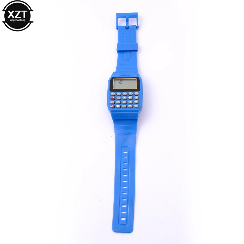 Children Electronic Calculator Silicone Date Multi-Purpose Keypad Wrist Watch