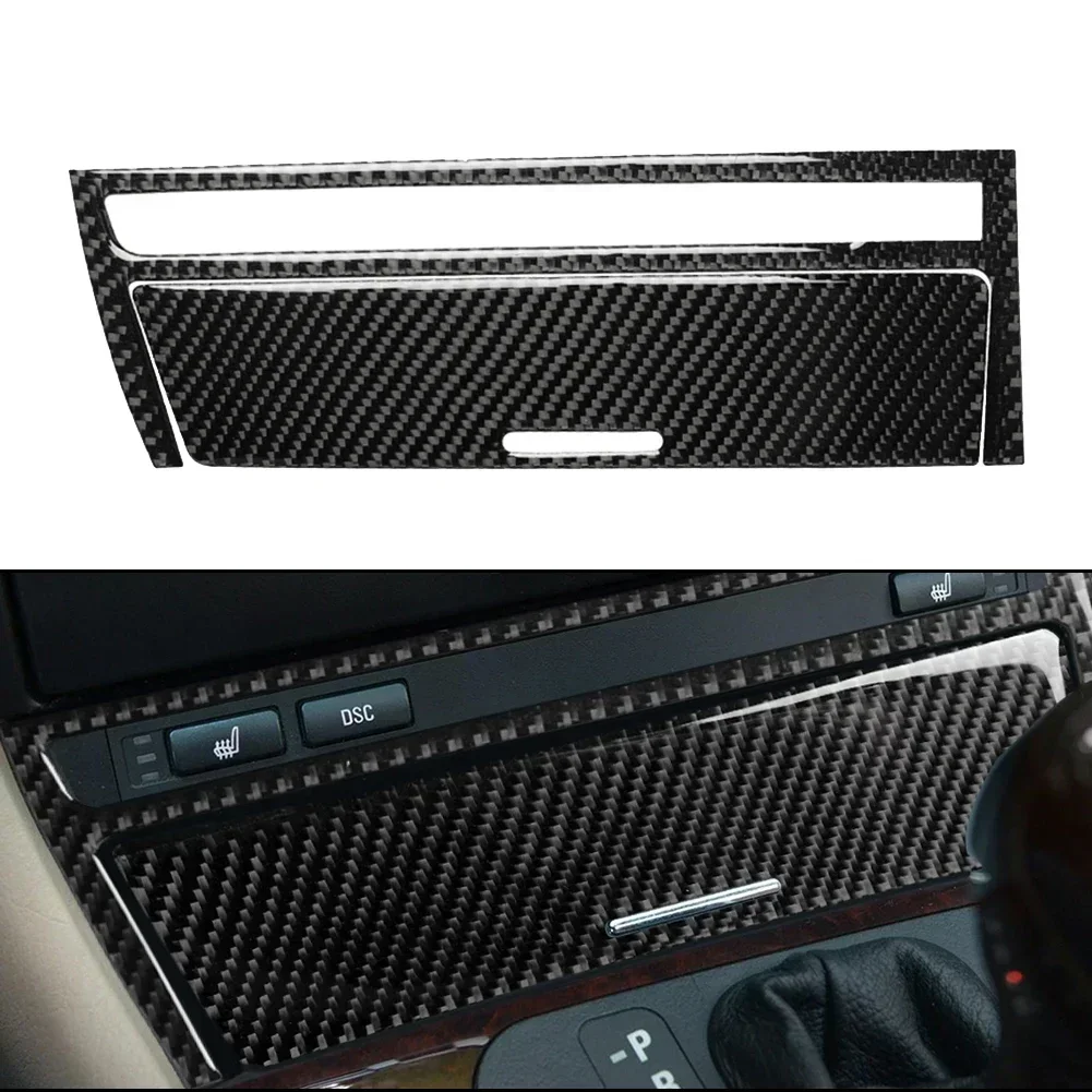 Car Central Trim Car Central Decor For BMW Old 3 Series E46 1998-2005 Carbon Fiber Easy Installation Non-destructive