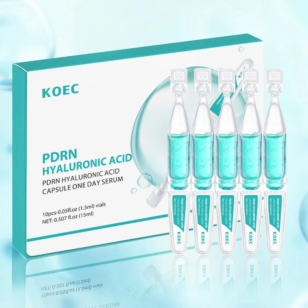 

PDRN Hyaluronic Acid Capsule One Day Serum, Hydrating & Moisturizing, Niacinamide -Improves skin radiance, Korean Skincare