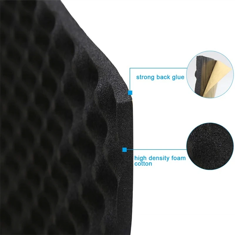 Car Sound Mat Proofing Deadener Heat Noise Insulation Deadening Mat Car Hood Sound Proof Acoustic Insulation Mat