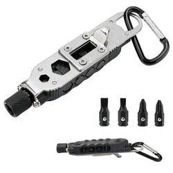 Multifunctional Mini Screwdriver Portable Steel Repair Tool Outdoor EDC Keychain Shape Screwdrivers Bike cycling tool