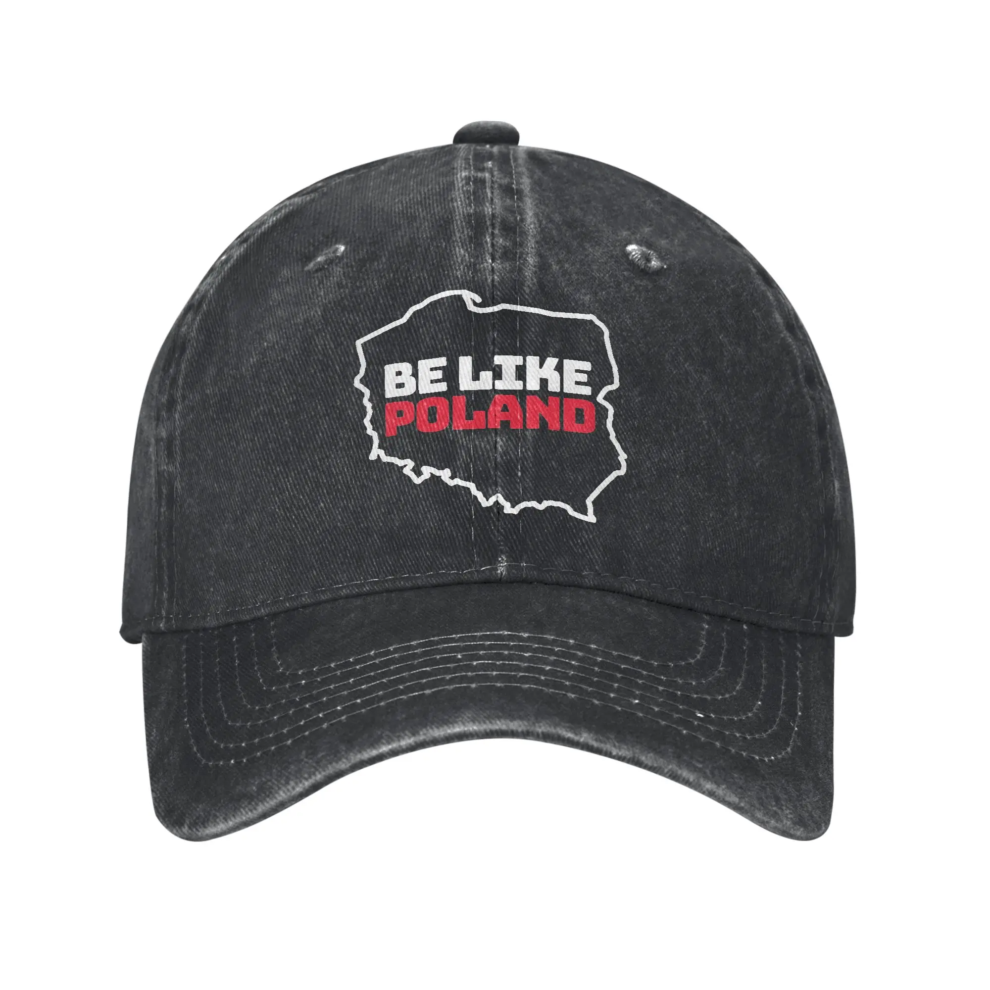 Political Humor Be Like Poland Men Women Baseball Caps  Distressed Washed Hats Cap Vintage Golf Adjustable Headwear