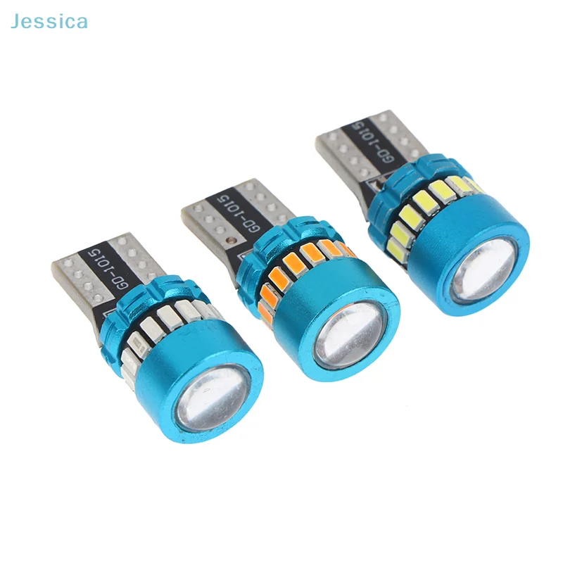 ♥ لمبة إضاءة السيارة T10 LED - مصباح داخلي عالي السطوع للقبة/الخريطة/الباب لتزيين السيارات واستبدالها