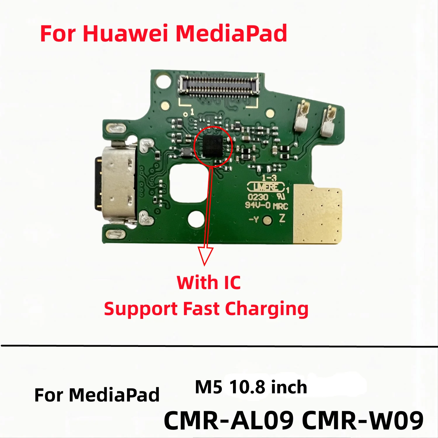 Original USB Charger Dock Board Charging Port Flex Cable For Huawei MediaPad M5 Lite 10.8 SHT-AL09 SHT-W09 10 CMR-AL09 W09