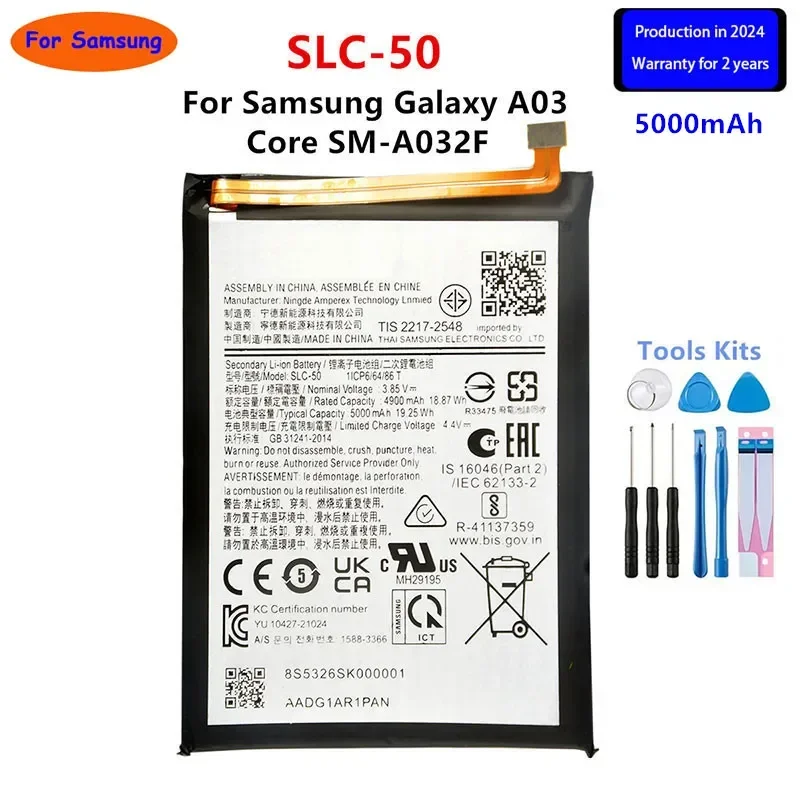 Brand New Battery For Samsung Galaxy A22 5G A226B F42 5G A14 5G N30 N21 A10S A20S A2070 Honor Holly 2 Plus A03 Core SM-A032F