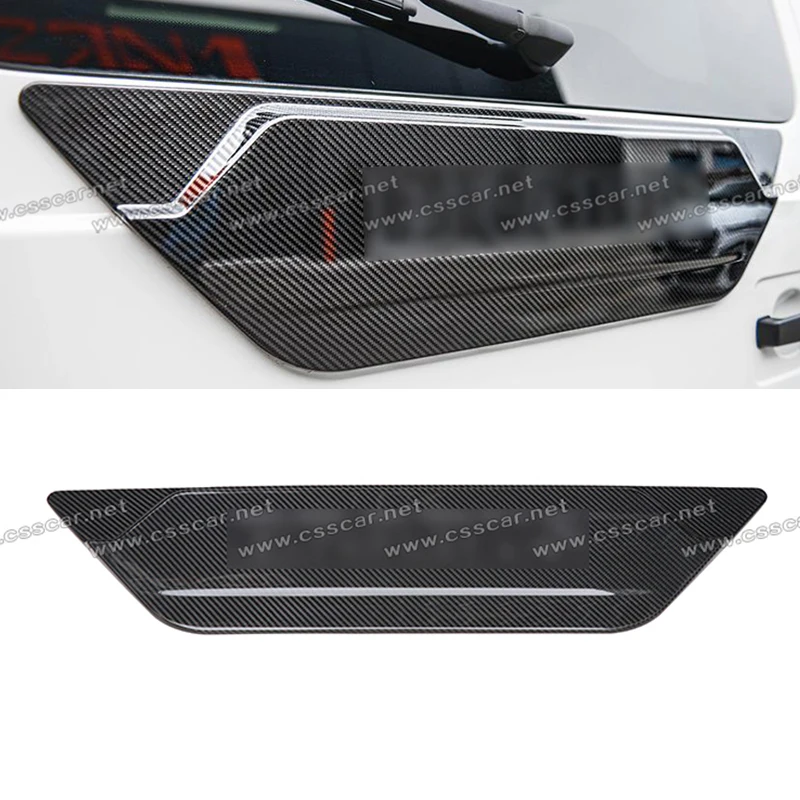

Автомобильный задний багажник, задняя дверь, панель Decklid, молдинговая панель, крышка из углеродного волокна, отделка для Benz G -Class W464 2018 - 2023 BB G900 Style