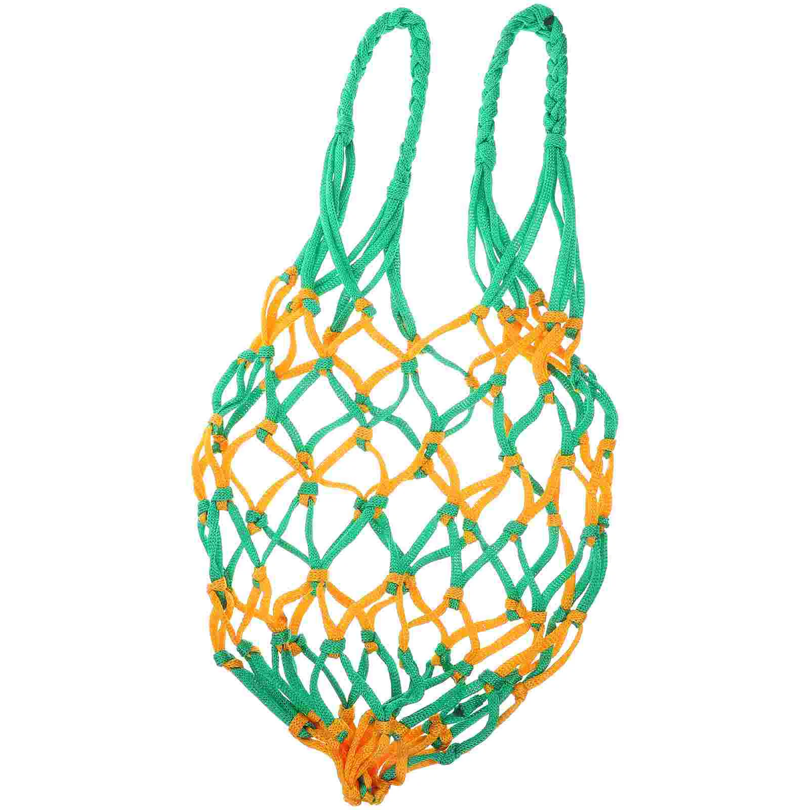 

2Pcs Basketball Football Net Bags Portable Mesh Storage Tote ganizer Gym Home Use Sports Practical Design Black