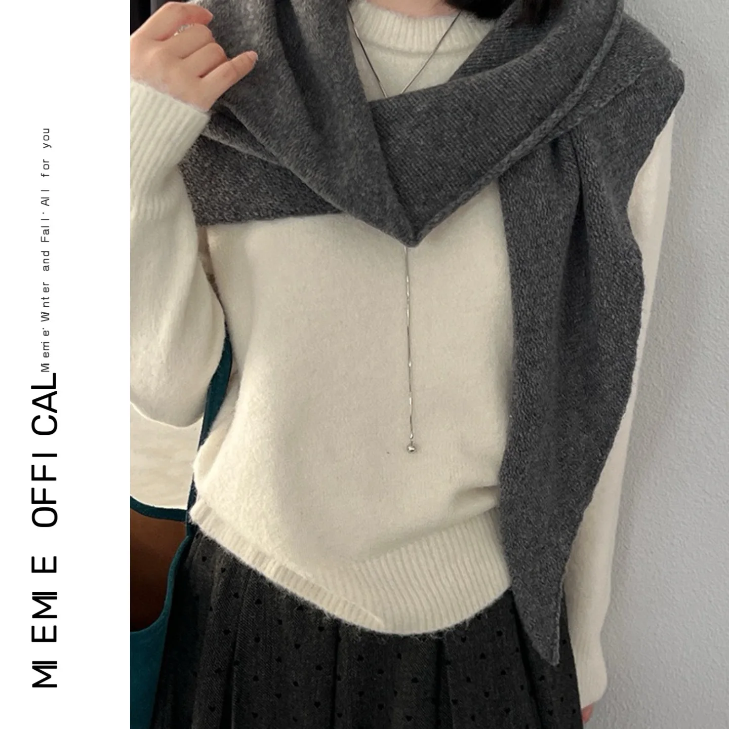 

Loose Oversized Knitted Sweater Dopane Color Scheme Crew Ne Easy Fit Big Version Comfortable Long Sve round Ne Sweater