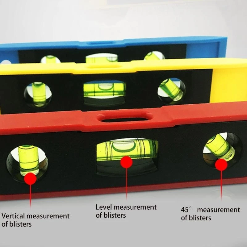 E06B Tor-pedo Level S-pirit Level 9-Inch Small Plastic Shockproof Toolbox