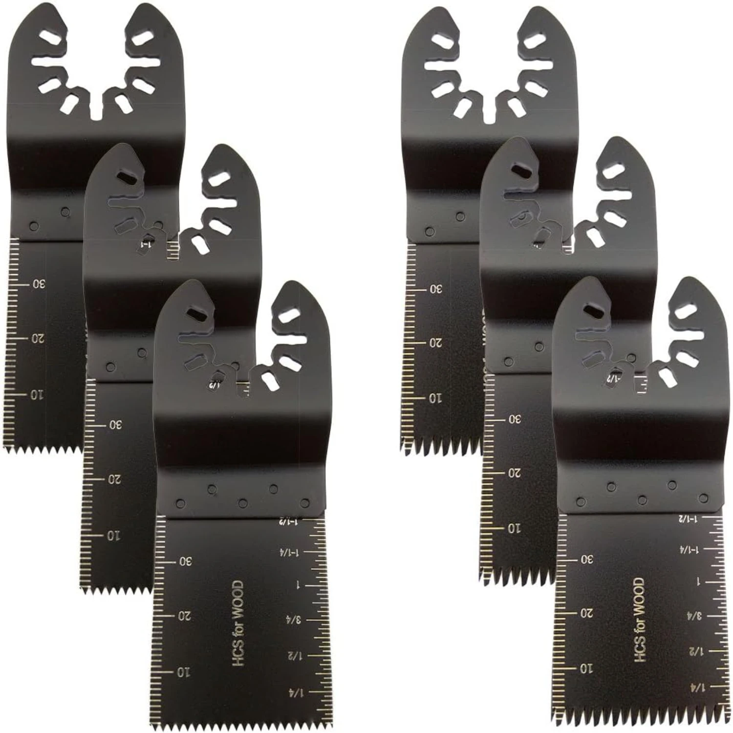 

Upgrade Your Cutting Experience with this Fast Release High-Quality 6 PCS Black & Decker Wood Oscillating Tool Blades Set. This