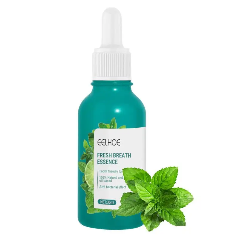 

Mint Mouth Freshener Total Mouth Essence 30ml Portable Pocket Mint Mouthwash Drop Sugar-Free Fights Bad Breath Oral Care Essence