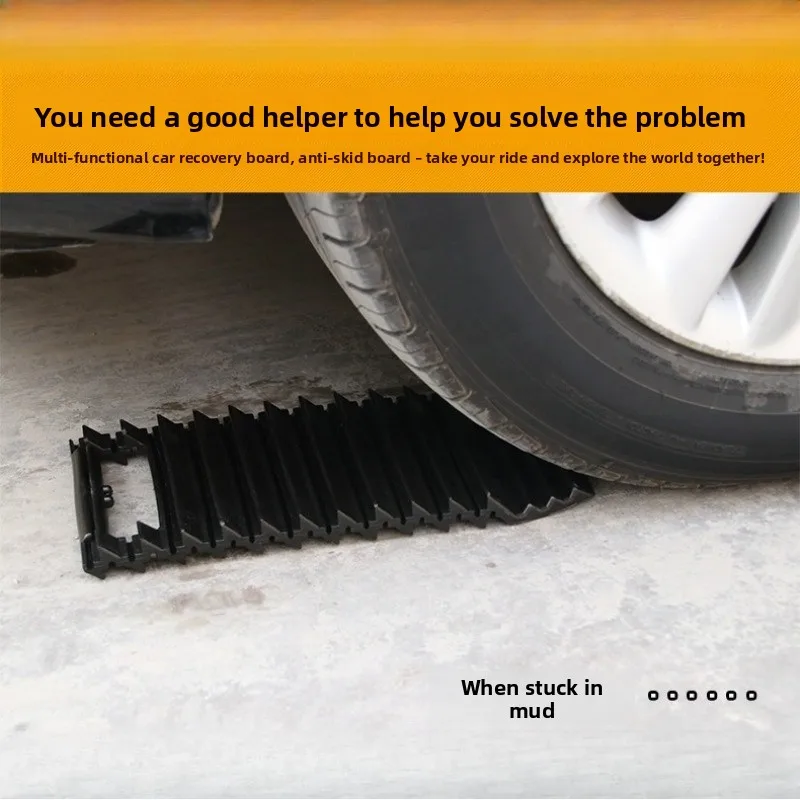 Car wheel traction anti-slip mat,anti-slip emergency trailer rope for snow,mud,snow &sand,winter driving rescue tool