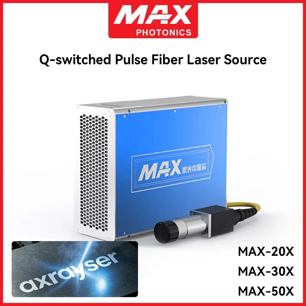 Original Max Laser Source 20W 30W 50W Power Q-switched Pulse Fiber Laser Source Module 1064nm for Laser Marking Machine
