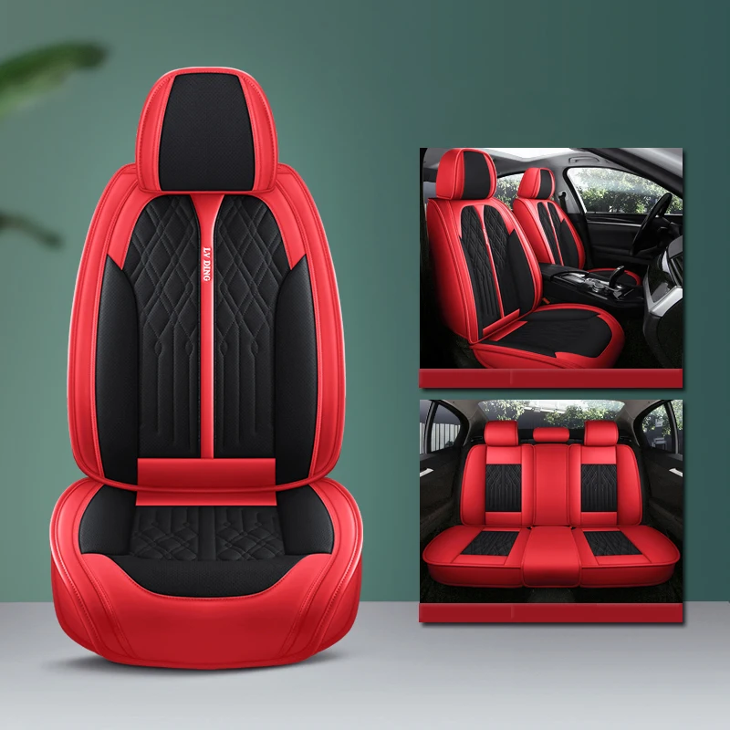 

Универсальные чехлы на автомобильные сиденья 2025 года для Suzuki Ignis S-Corss Grand Escudo Kizashi Alivio Honda Fit Civic Auto Accesorios, водонепроницаемые