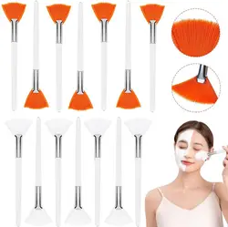 Fan Shape Facial Mask Brush Multifunctional Facial makeup Brush Essential Oil Brush DIY Mask Mud Brush Skin Care Beauty Tools