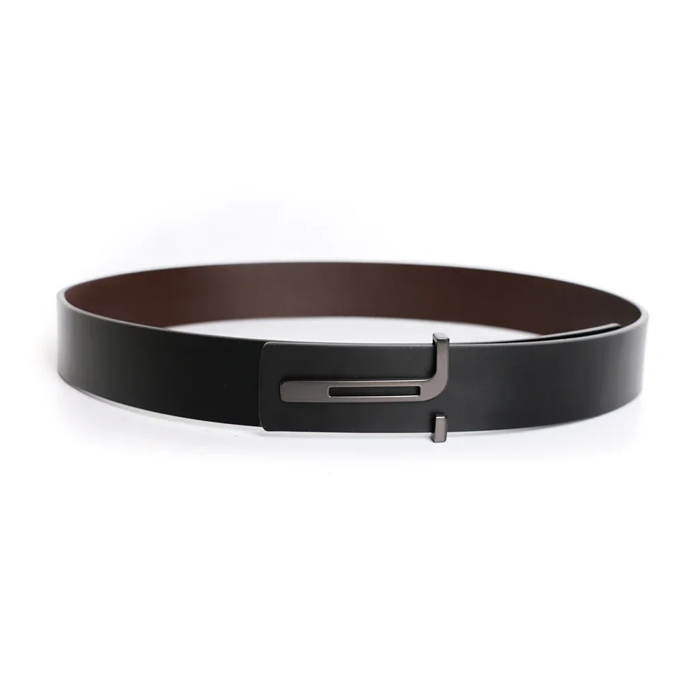 Luxury Brand Designer Pin T Buckle Belt Men High Quality Women Genuine Real Leather Dress Strap for Jeans Waistband Western Goth