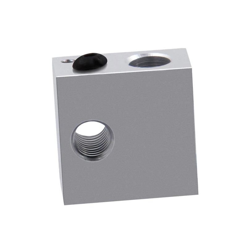 1PCS Reprap Makerbot MK7 MK8 Aluminium Heater Block For Print Head Hot End Heating Block 20*20*10 20x20x10mm For 3D Printer Part view 4