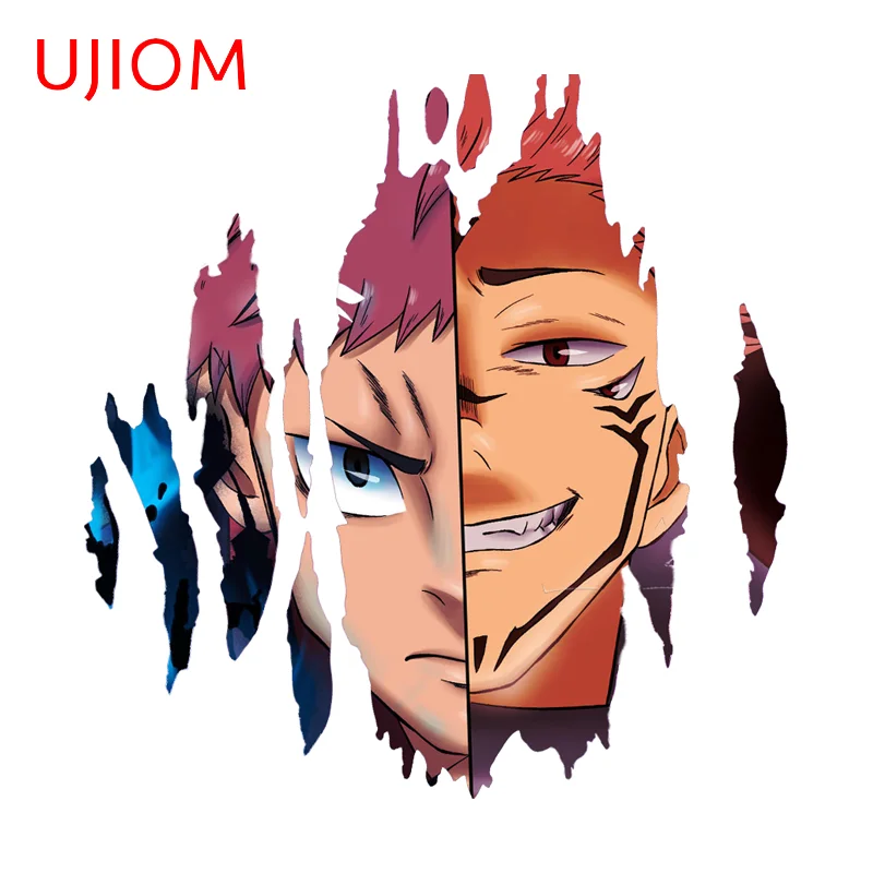 UJIOM Tear Fashion Sukuna Wall Sticker Versatile Fashion Attractive Customizable Decal Charming Decorative Wallpapers For Kids