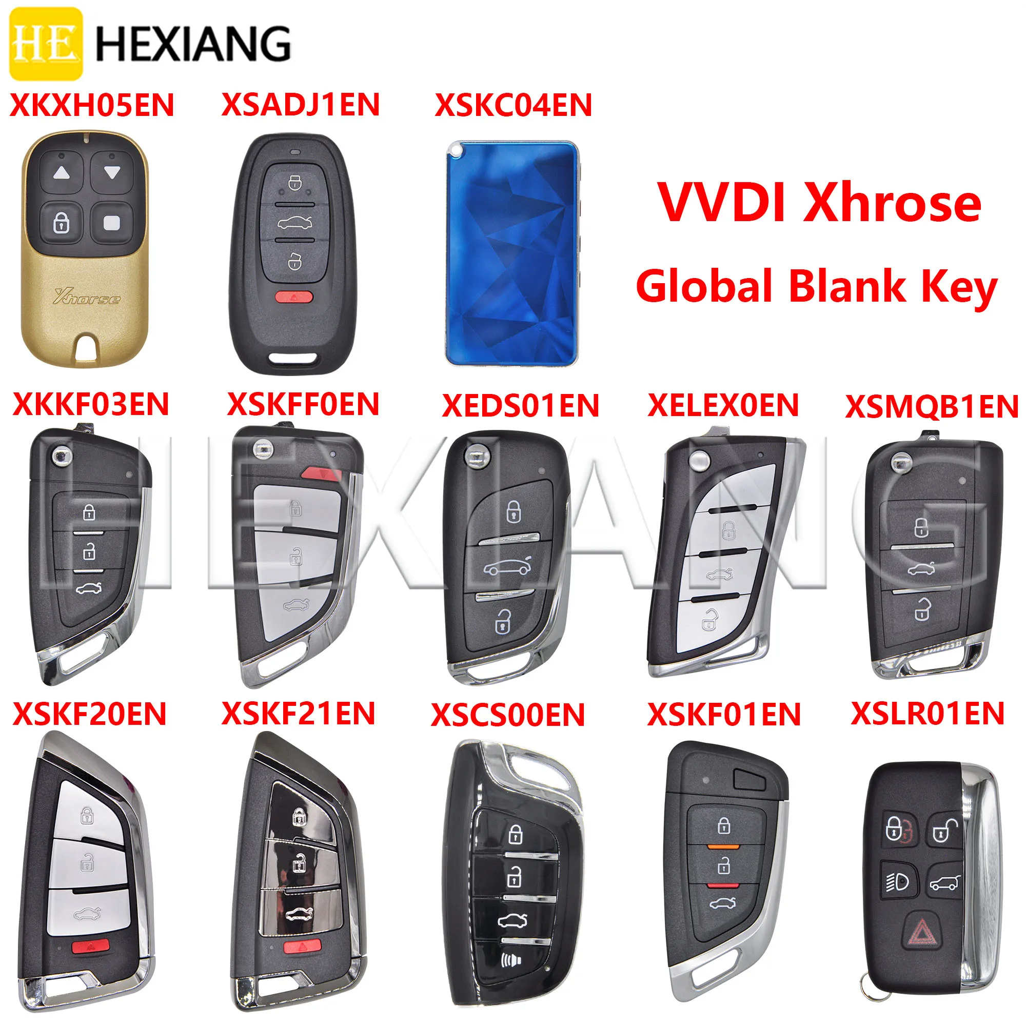 

HE VVDI Universal Global Version Blank Key XE XK XS Series Support VVDI Key Tool For VW/Volkswagen Toyota Chevrolet Hyundai KIA