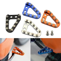 Motorcycle CNC Rear Brake Pedal Step Plate Tip For KTM SX SXF EXC EXCF XC XCF XCW XCFW TC TE 2008 2009 2010 2011 2012 2013 2014