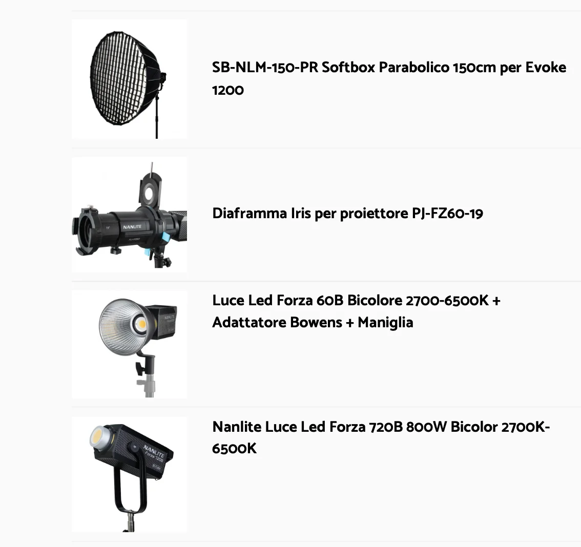 nanlite Series softbox lighting and Accessories Sirui Jupiter FF 24/35/50 mm T2 Macro PL mount