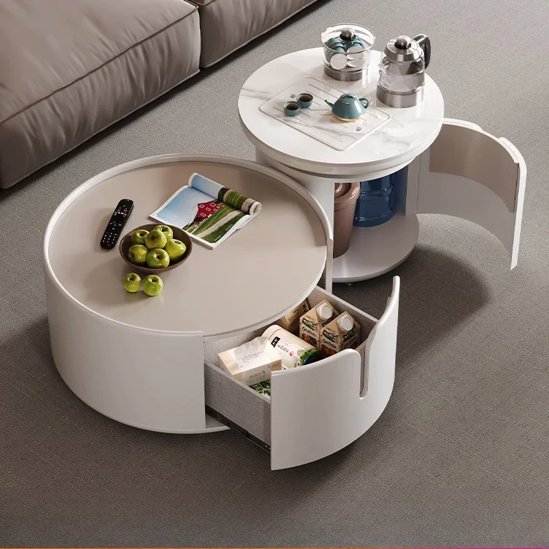 

Simplicity Luxury Coffee Table Modern Traditional Boiler Cabinet Coffee Table Wheels Cabinet Mesa Centro Salon Room Furniture