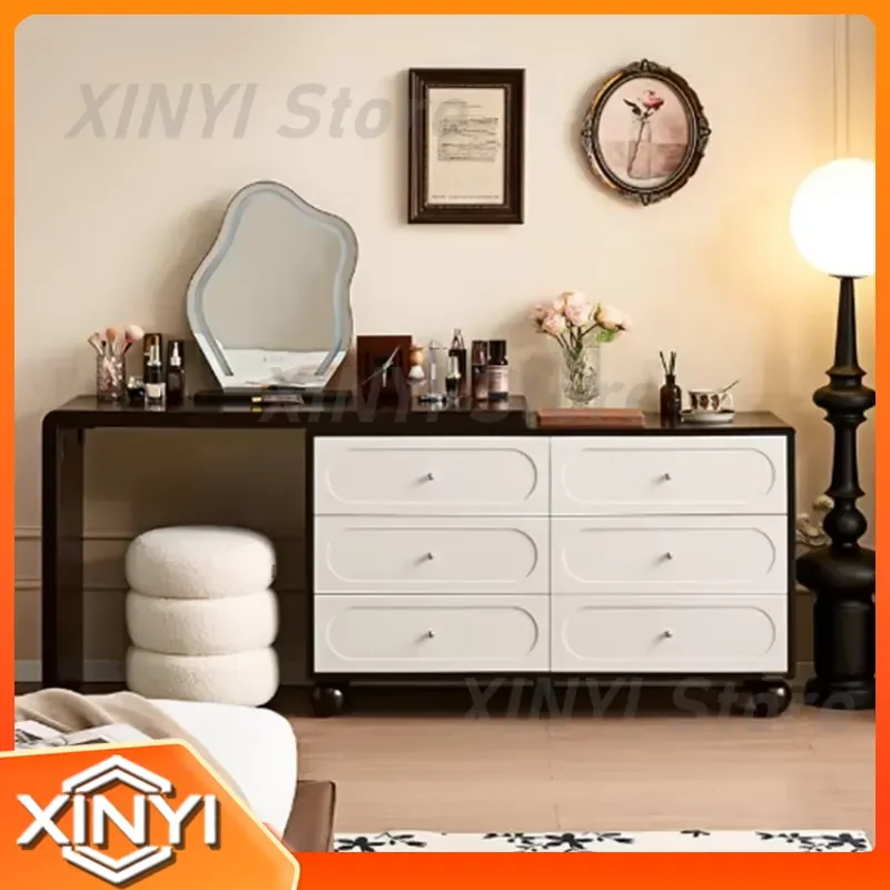 Folding Large Vanity Table for Bedroom Makeup Dresser with Storage Organizer for Women Simple Nordic House Coiffeuse De