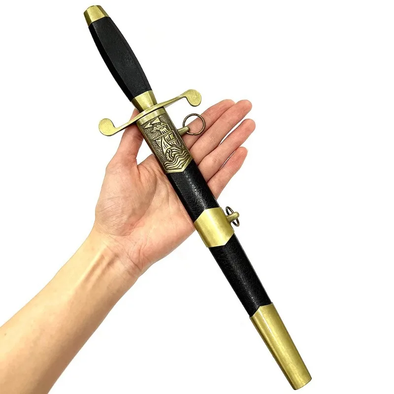 Modello di Spada Occidentale da 35cm/13.78in, Arma Decorativa di Alta Qualità per Scrivania, Ornamento da Collezione, Regalo di Compleanno per Ragazze e Ragazzi