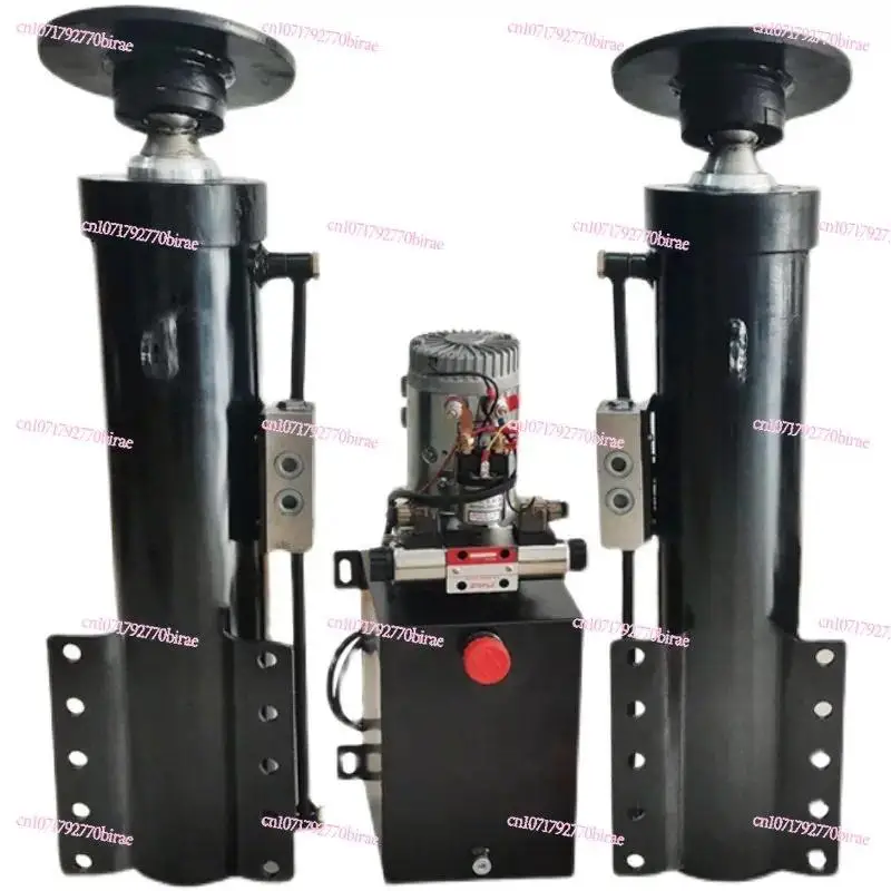 Semi-trailer, Electric Hydraulic Outriggers, Lifting Horse Legs,Cylinder, Throwing and Hanging Platform Support Device
