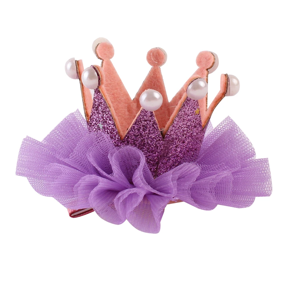 

Crown Hairpin Clip Durable Long Lasting Lace Headwear Childrens DIY Lace Headwear Accessories Hair Care Styling
