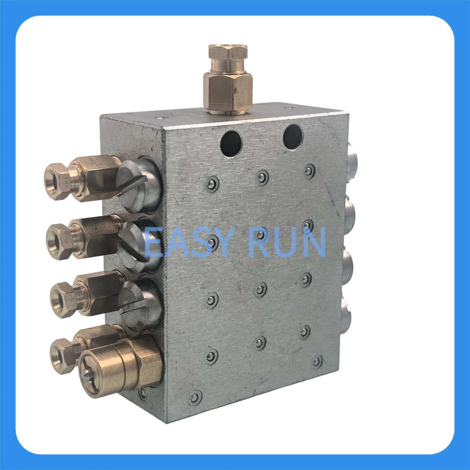 Progressive Metering Valve Block 4-8 Outlets for Steel Mills & Heavy Conveyors