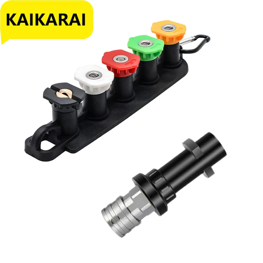 Pressure Washer Gun Adapter 1/4'' Quick Connect Female Fitting Pressure Washer Stainless steel Adapter for Karcher K2-K7