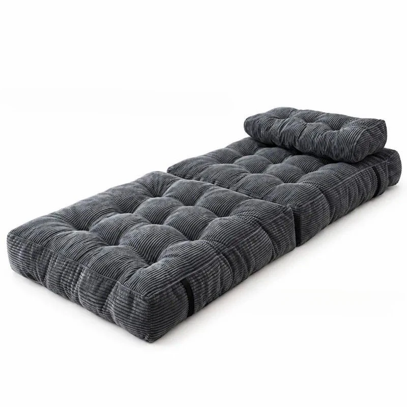 Compressed Vacuum Bean Bag Tatami Lazy Fabric Folding Sponge Seat Module Sofa Chair for Sleeping and Lying Down