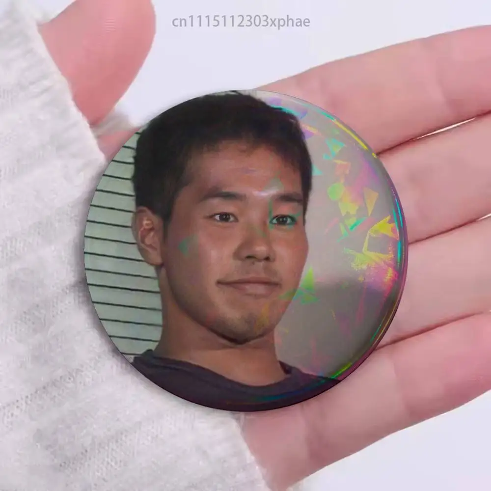 Yajuu Senpai Tadokoro Koji 114514 Badges Round Nijigen Otaku Culture IP peripheral products 58mm 44mm 32mm 75mm 25mm Mini