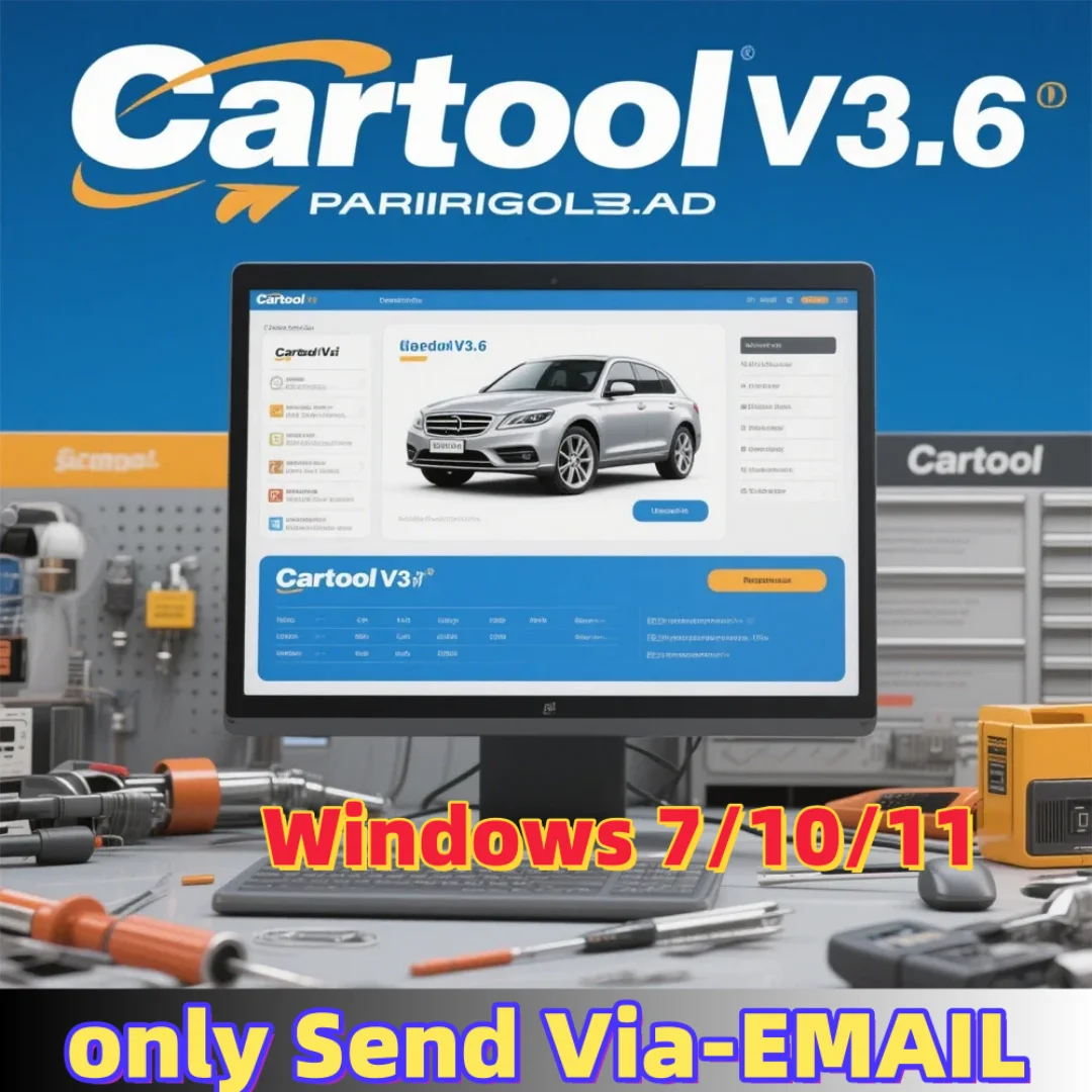 2025 أداة سيارة CarTool 3.6 الساخنة لإعادة ضبط برنامج إصلاح السيارة Immo وAirbag Windows 7/10/ 11