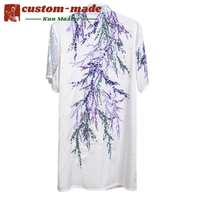 

Custom Martial Arts Uniform Kung Fu Suit with Dragon Embroidery Southern Fist Long Fist Reinforced for KungFu Forms Competition