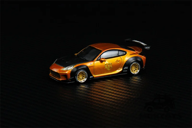 MINI GT 1:64 LB-Natiion GR86 gold 2024 AIT Car Show Diecast Model Car