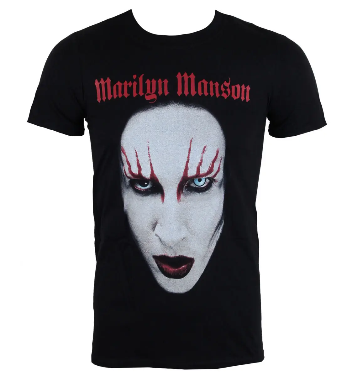 Marilyn Manson Grafik-Baumwoll-Band-T-Shirt, Unisex, Sommer, Kurzarm, Modemarke, Luxus, lässig, Vintage-T-Shirts – Detail 3